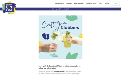 Login — Craft Gin Club | The UK's No.1 gin club