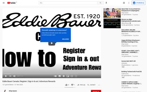 Eddie Bauer Canada | Register | Sign in & out ... - YouTube