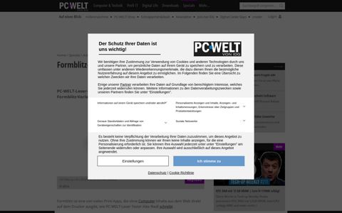 Formblitz-Vorlagen via App nutzen - PC-WELT