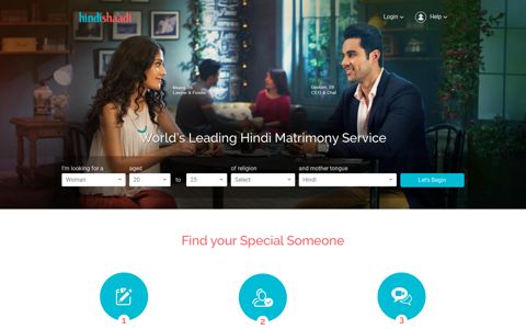 Hindi Matrimony & Matrimonial site | Hindi Shaadi.com