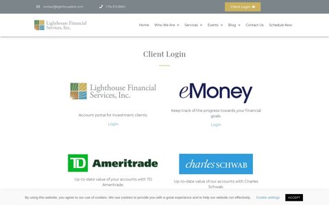 Client Login - Lighthouse Financial