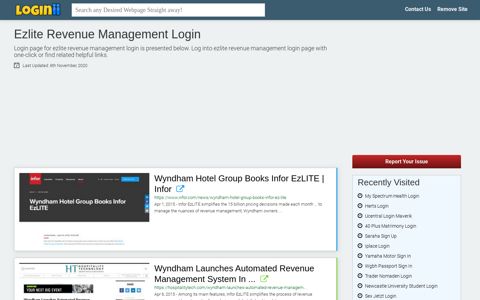 Ezlite Revenue Management Login - Loginii.com