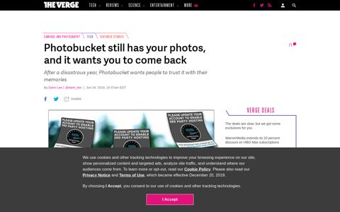 Photobucket still has your photos, and it wants you to come ...