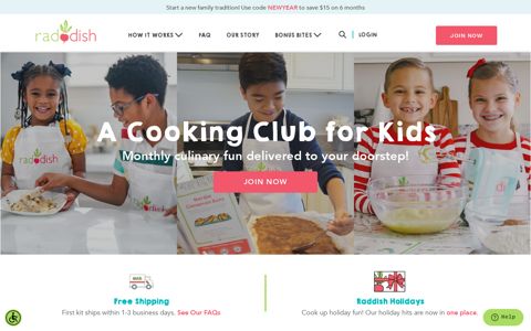 Raddish Kids: Raddish | Cooking Club for Kids | Edible ...