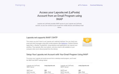 How to access your Laposte.net (LaPoste) email account ...