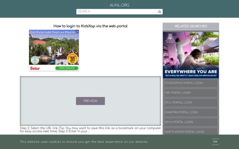 How to login to KidsXap via the web portal - Pdf Documents - aunl.org