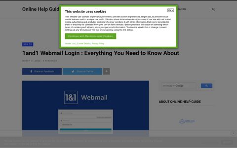 1and1 Webmail Login : Everything You Need to Know About