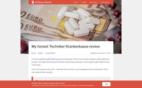 My honest Techniker Krankenkasse review - All About Berlin