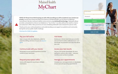 MyChart Patient Portal - MaineHealth