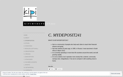 C. MYDEPOSIT241 – KipiMydeposit241