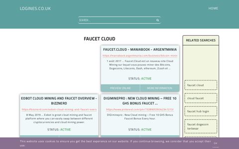 faucet cloud - General Information about Login - Logines.co.uk