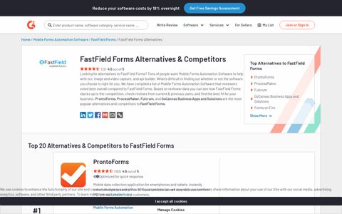 FastField Forms Alternatives & Competitors | G2