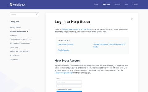 Log in to Help Scout - Help Scout Support