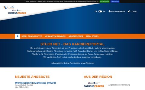 Jobs für Studierende in Flensburg | StuJo
