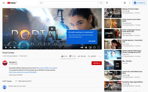 Portal Combat - YouTube