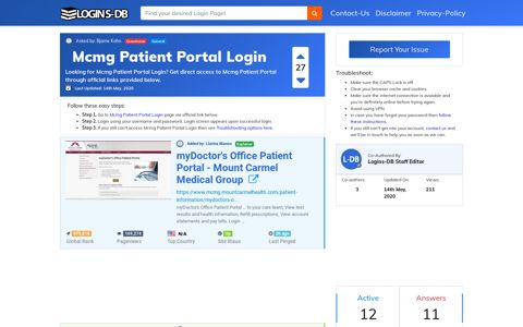 Mcmg Patient Portal Login - Logins-DB