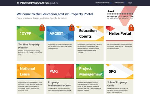 Ministry of Education - Property Portal