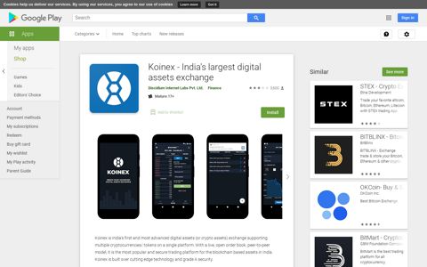 Koinex - India's largest digital assets exchange - Apps on ...