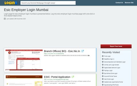 Esic Employer Login Mumbai - Loginii.com