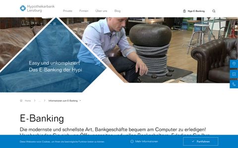 Informationen zum E-Banking - Hypothekarbank Lenzburg AG