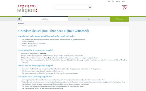 Grundschule Religion - Ihre neue digitale Zeitschrift