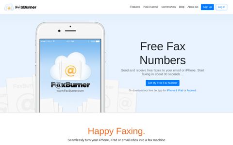 FaxBurner: Free Online Fax Service - Send Free Fax