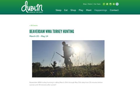Beaverdam WMA Turkey Hunting | Visit Dublin Georgia