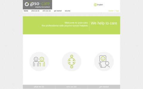 ipso-care (EN) - Ipso e-care homepage