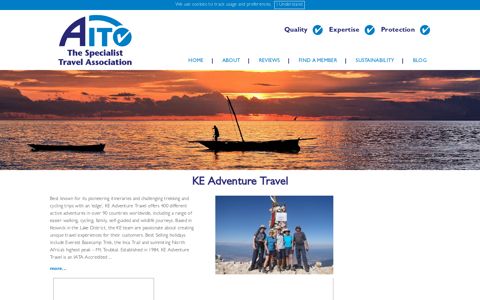 KE Adventure Travel | Specialist Holidays | AITO