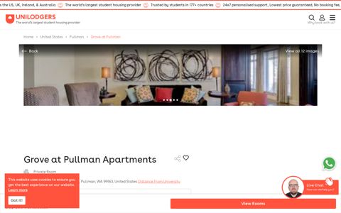 Grove at Pullman Apartments - Washington | Unilodgers