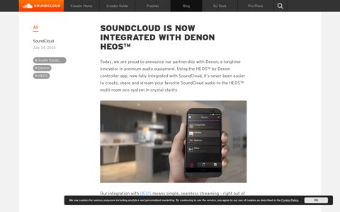 SoundCloud Is Now Integrated with Denon HEOS