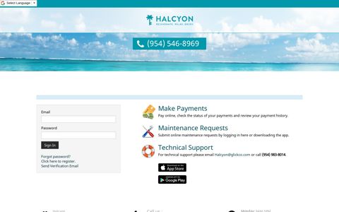 Login to Halcyon Resident Services | Halcyon - RENTCafe