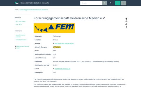 Forschungsgemeinschaft elektronische Medien e.V. ...