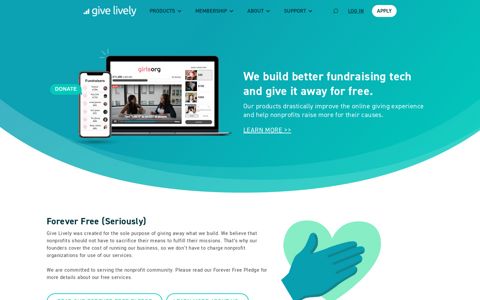Give Lively - A Free Fundraising Platform For Nonprofits
