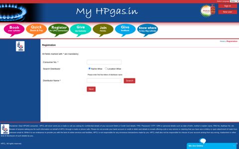 Registration - My HPGas