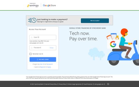 Manage Your Google Credit Card Account - Synchrony
