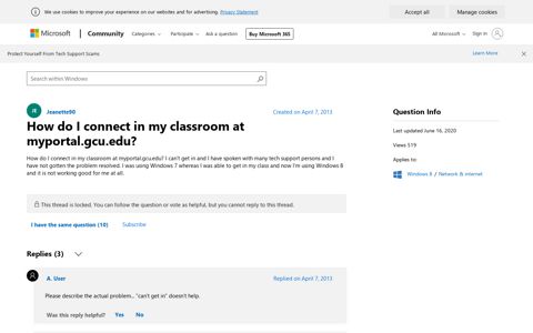 How do I connect in my classroom at myportal.gcu.edu ...