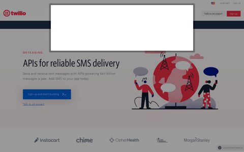 SMS service | Send text messages with Twilio APIs