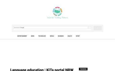 Language education | KiTa portal NRW - World Today News