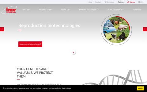 IMV Technologies - Reproduction Biotechnologies - IMV ...