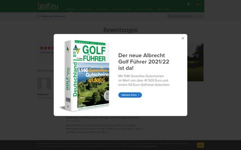 Bewertungen für Golfanlage Harthausen, Harthausen - 1Golf.eu