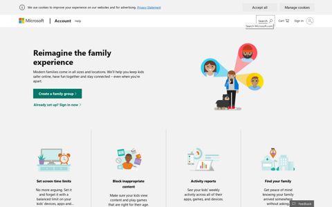 Microsoft Family Safety - Microsoft account