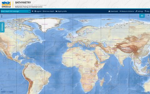 EMODnet Bathymetry Viewing and Download service