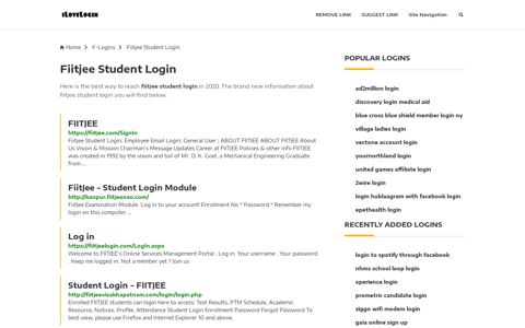 Fiitjee Student Login ❤️ One Click Access - iLoveLogin