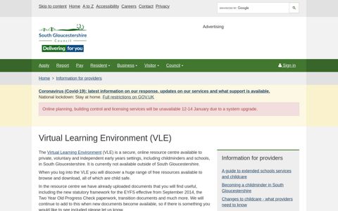 Virtual Learning Environment (VLE) | South Gloucestershire ...