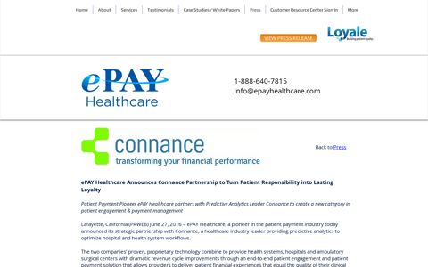 accepting payments - ePAY Healthcare