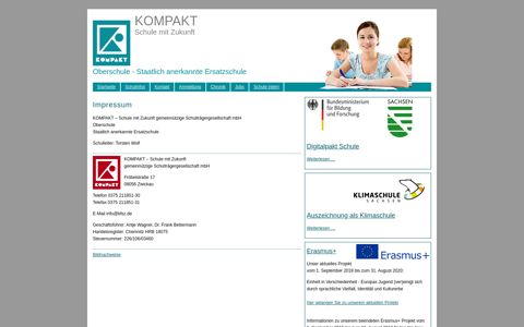 Impressum - Oberschule der Kompakt—Schule mit Zukunft ...