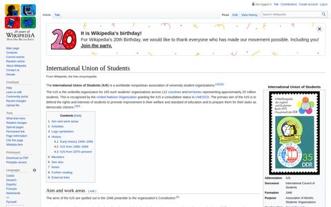 International Union of Students - Wikipedia