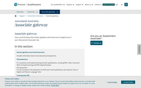 Associate gateway | Pearson qualifications - Pearson Edexcel