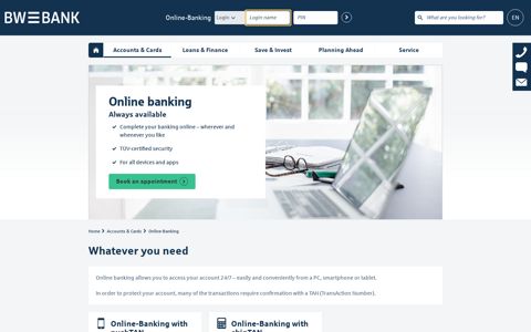 Online-Banking - Always available - Baden-Württembergische ...